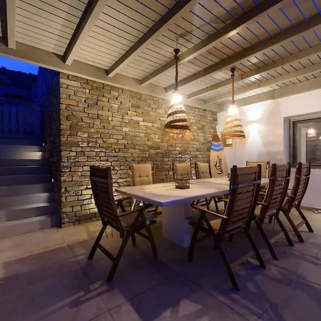 Villa Rising Sun With Sea View & Mini Pool, Near Naousa *