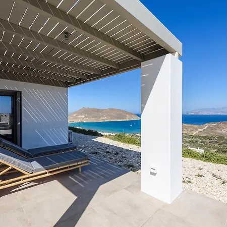 Villa Rising Sun With Sea View & Mini Pool, Near Naousa Molos (Paros)